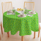 Fabric Textile Products, Machine Washable, 100% Milliken Polyester, Tablecloths, Table Runners, Napkins, & Outdoor Tablecloths, Celtic Foliage (90"