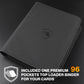 200 Card Sleeves Top Loaders for Cards Included 96 Pockets Top Loader Binder, 3" x 4" Baseball Card Protector Hard Plastic Card Holder for Sports