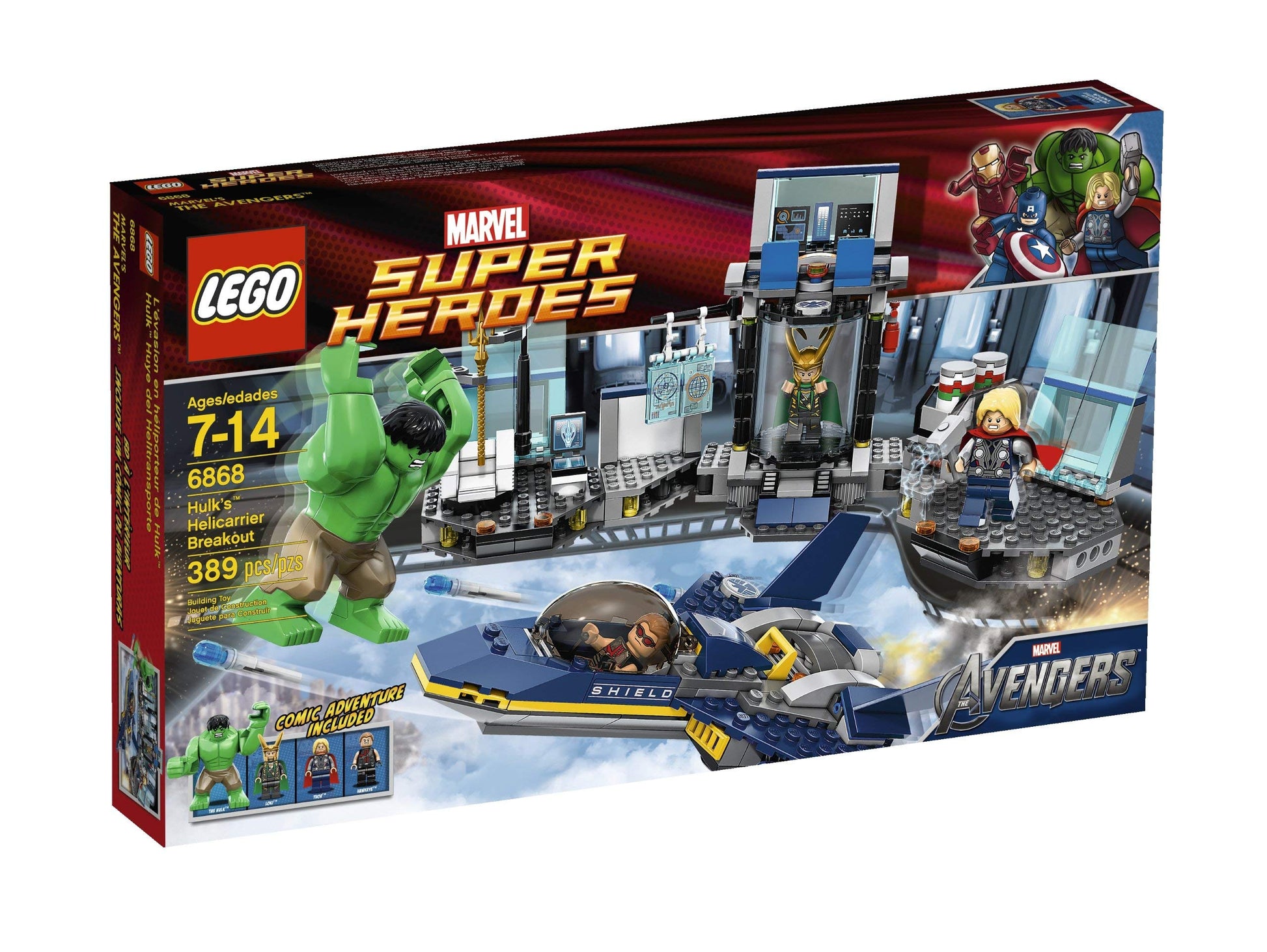 LEGO Hulk Helicarrier Breakout 6868