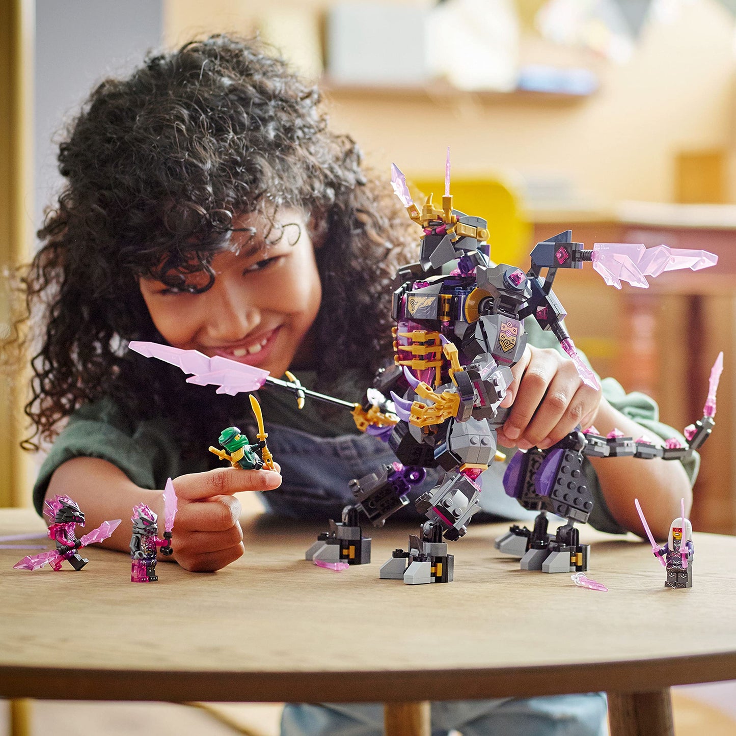 LEGO NINJAGO The Crystal King Set, 71772 Battle Toy for Kids with Posable Centaur Action Figure and Lloyd Minifigure