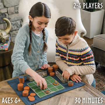 MindWare Skor: A Stacking Strategy Board Game for Kids Ages 6 & Up - Family-Friendly, Color-Matching, Shield-Collecting Games for Families