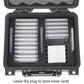 Case Club 25-41 Graded Card Slab Carrying Case - Slotted Storage Fits PSA/BGS/FGS Graded Slabs - Sports/Trading Collector Box for Graded Cards