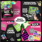 Throwback Lyrics - 90s & 2000s Rock Music Trivia & Finish the Lyrics Card Game | Charades + Steal Cards | Adult Party Game for Game Night, Girls