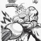 Biker Mice from Mars: The Sports Bro’s Throttle (Black & White) Previews Exclusive Action Figure