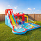 WHUBEFY Bounce House,Inflatable Water Slide Bounce Castle with Blower for Kids 3-12,Outdoor/Indoor Bouncy House Water Park for Backyard with 2 Splash