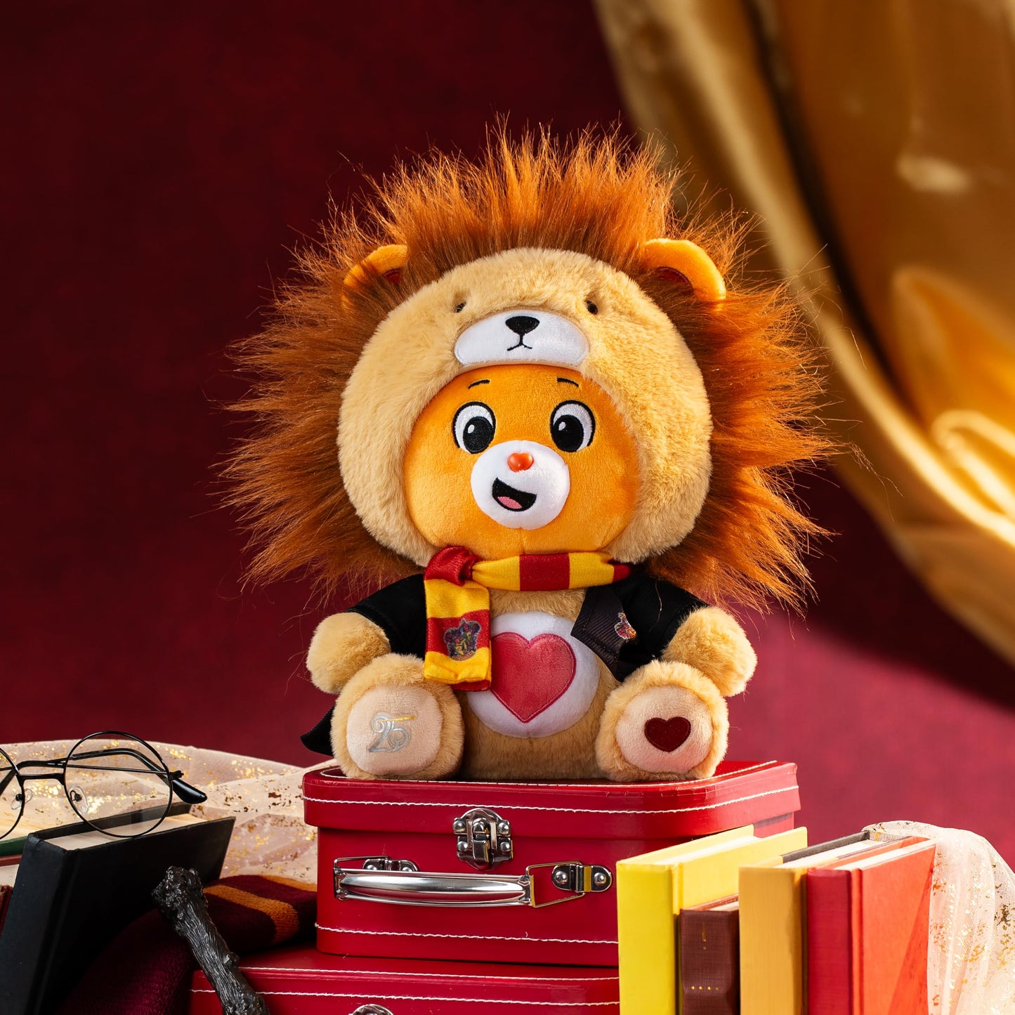 Harry Potter x Care Bears - Gryffindor House Tenderheart Bear 12" Plush