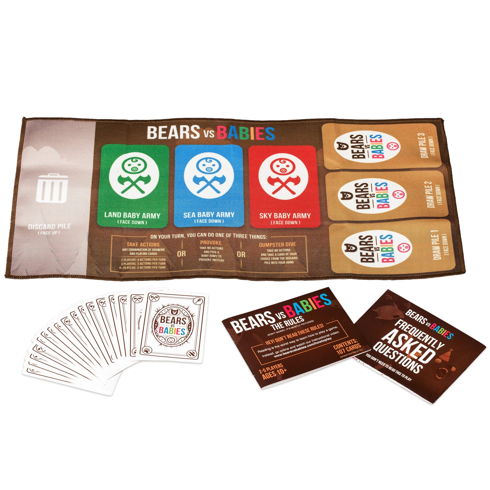 Exploding Kittens Bears vs. Babies 2-5 Players - Ages 10+ - 20 Minutes to Play - Monster Building Card Game - Party Game, Family Game Night, Kid