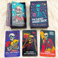 DPEHAKMK The Dead Inside Oracle Deck, 54 Dark Humor Skeleton Oracle Cards for Beginners, Funny Halloween Skeleton Oracle Cards, Shadow Work Deck