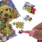 TDC Games World’s Smallest Holiday Jigsaw Puzzle, Yule Pups - Mini Puzzles, Small Challenging Travel Art Puzzle for Adults, 200+ Pieces, Gifts