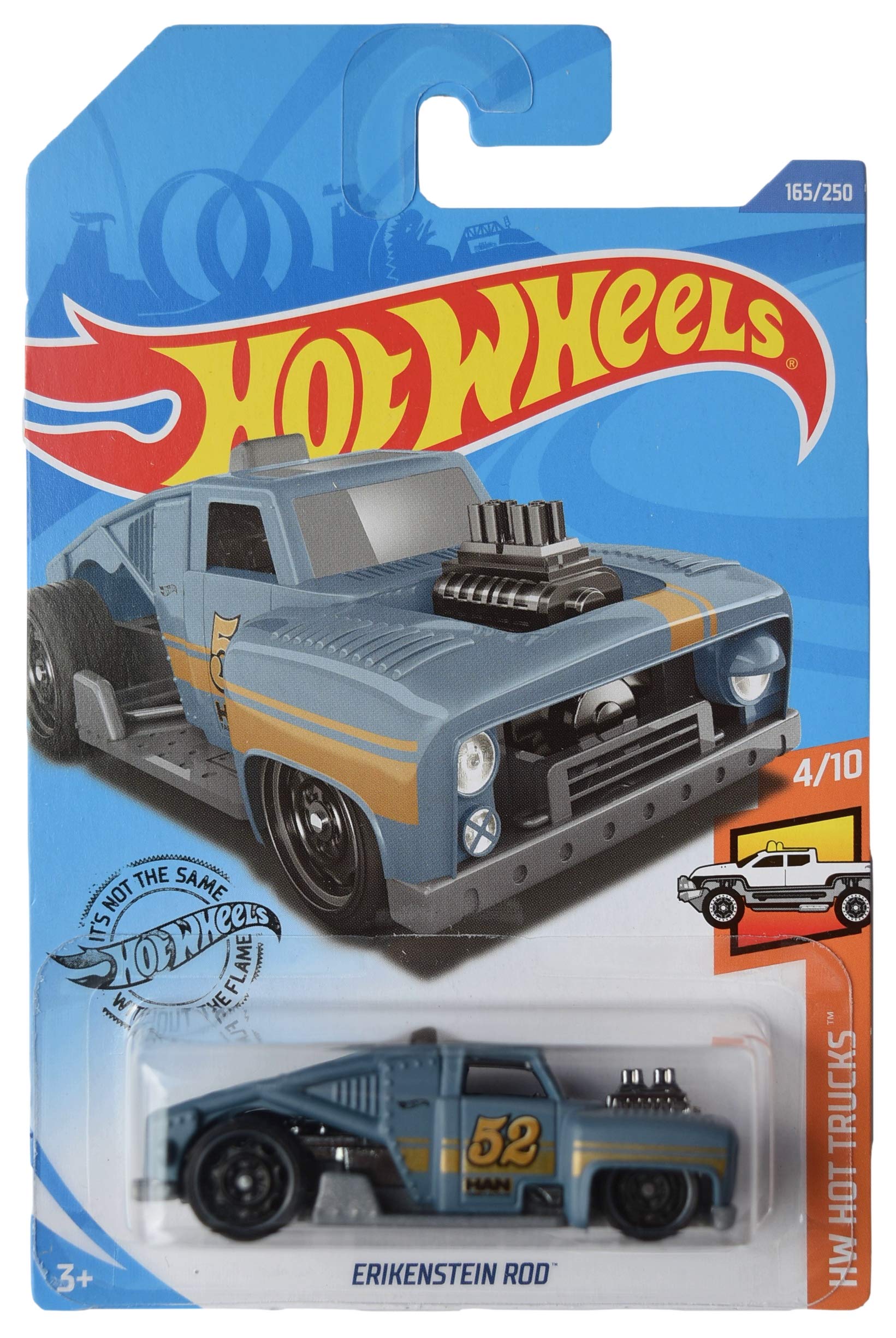Hot Wheels Erikenstein Rod 165/250, Gray Truck, Die-Cast, 1:64 Scale, Kids (Male), Children