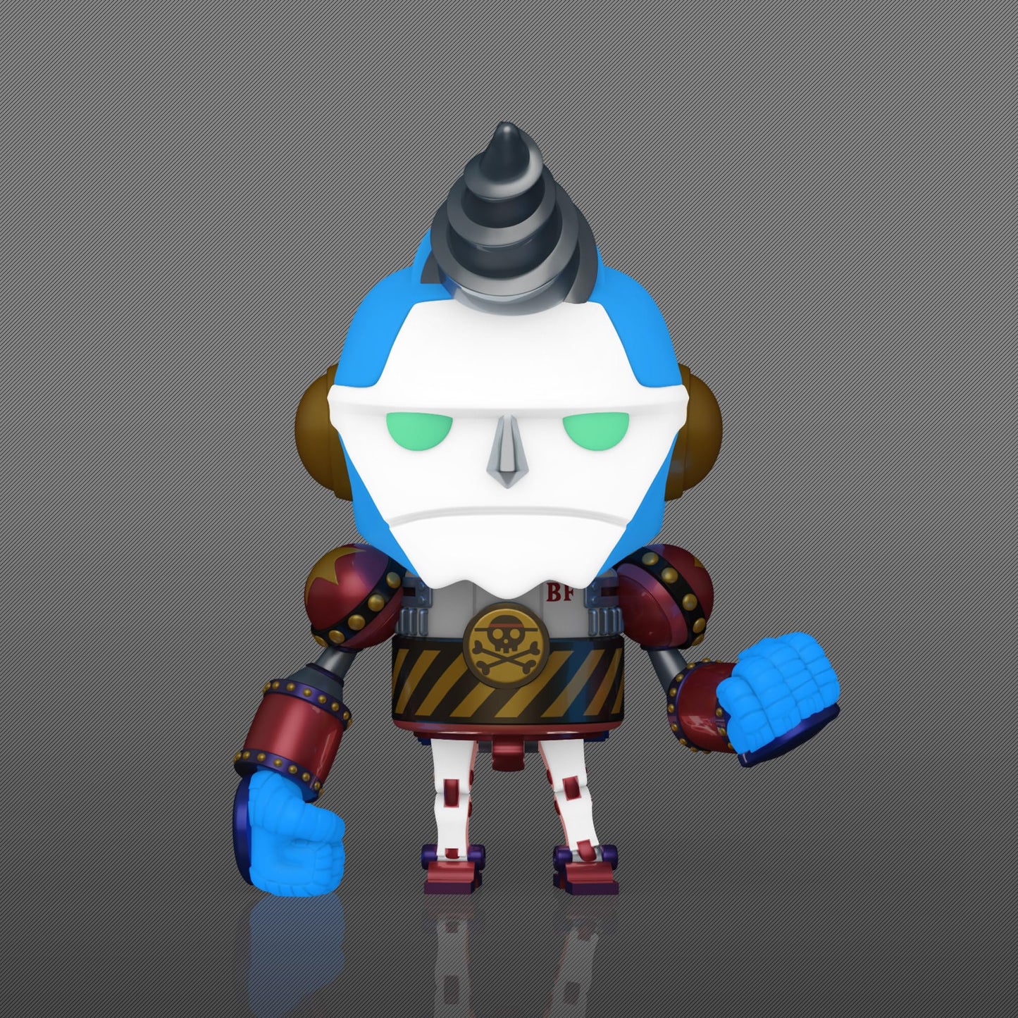 Funko Pop! Animation: One Piece - General Franky - 1 out of 6 Chance of Having a Rare Chase Variant - Glow in the Dark - Gift Idea