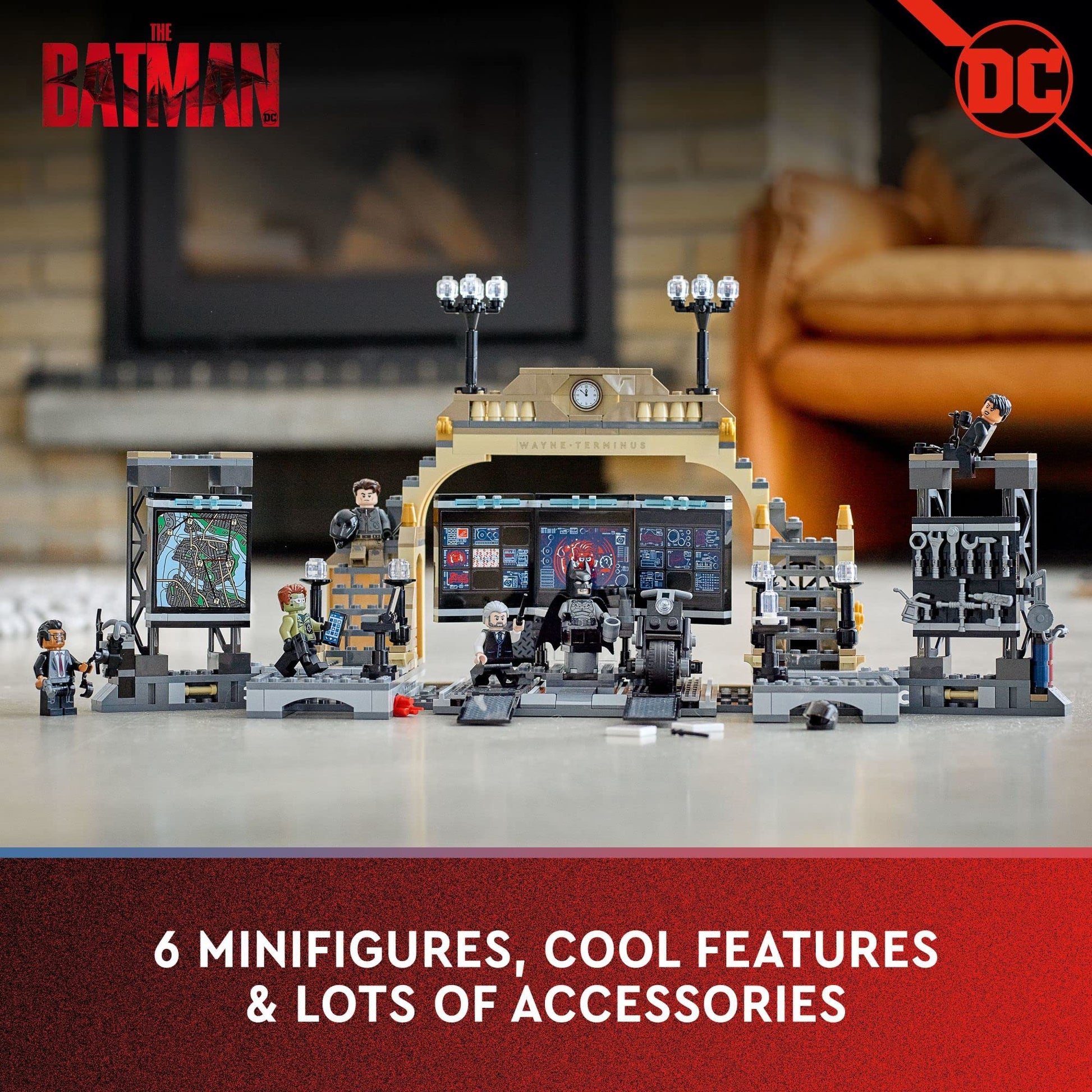 Lego DC Batman Batcave: The Riddler Face-Off 76183 Building Kit; Cool Gotham City Batcave Toy for Kids Aged 8+ (581 Pieces)