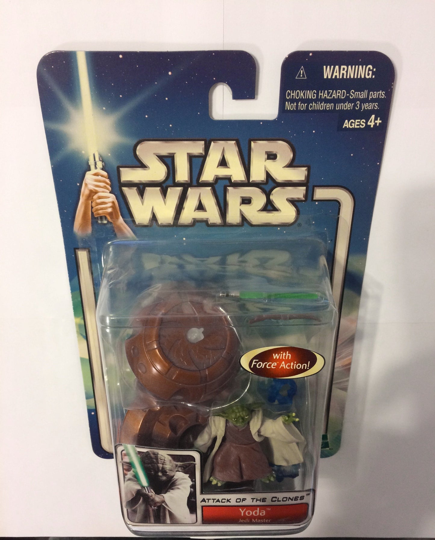 Star Wars, 2002 Saga Collection, Yoda Jedi Action Figure #23, 3.75 Inches