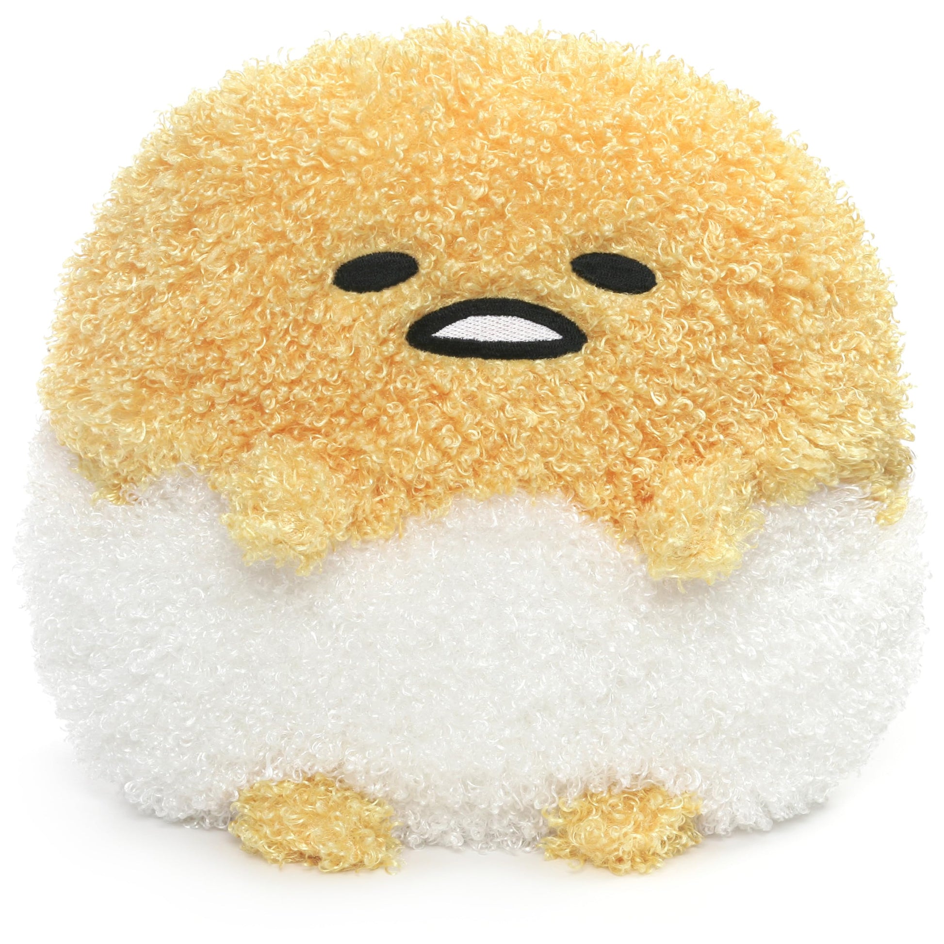 GUND Sanrio Gudetama Deluxe Egg in Shell Lazy Egg Plush Stuffed Animal, Yellow, 9.5"