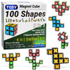 TOSY Magnet Cube 2x2 - 8 Blocks, 2 in 1 Toy: 2x2x2 Puzzle Cube and Customizable Infinity Cube, Glowing, UV Flashlight, Fidget/Sensory/STEM/STEAM