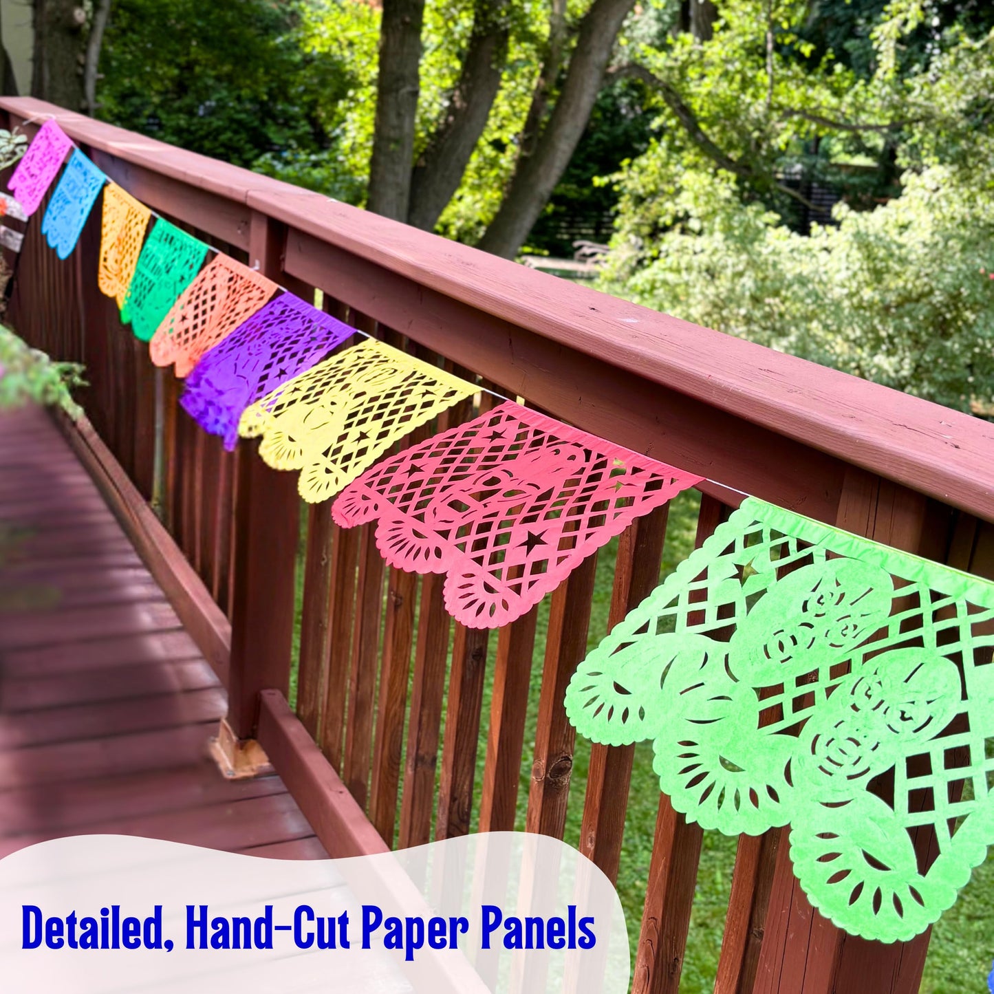 Lucha Libre Party Decorations - Papel Picado Banner 2 Pack, 25 Feet Total