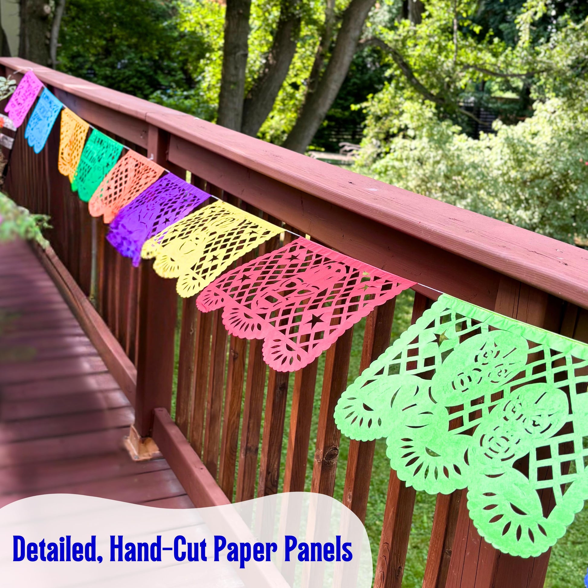Lucha Libre Party Decorations - Papel Picado Banner 2 Pack, 25 Feet Total