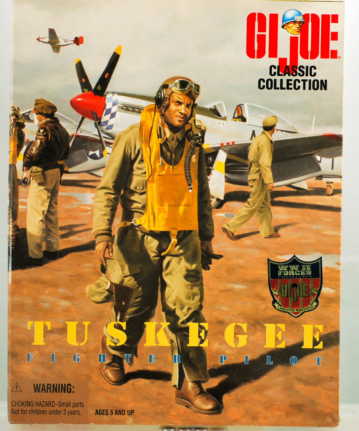 G.I. Joe - 1996 - Kenner - Classic Collection - WW II Forces Collection - Tuskegee Fighter Pilot - Action Figure - w/ Accessories - Out of Production