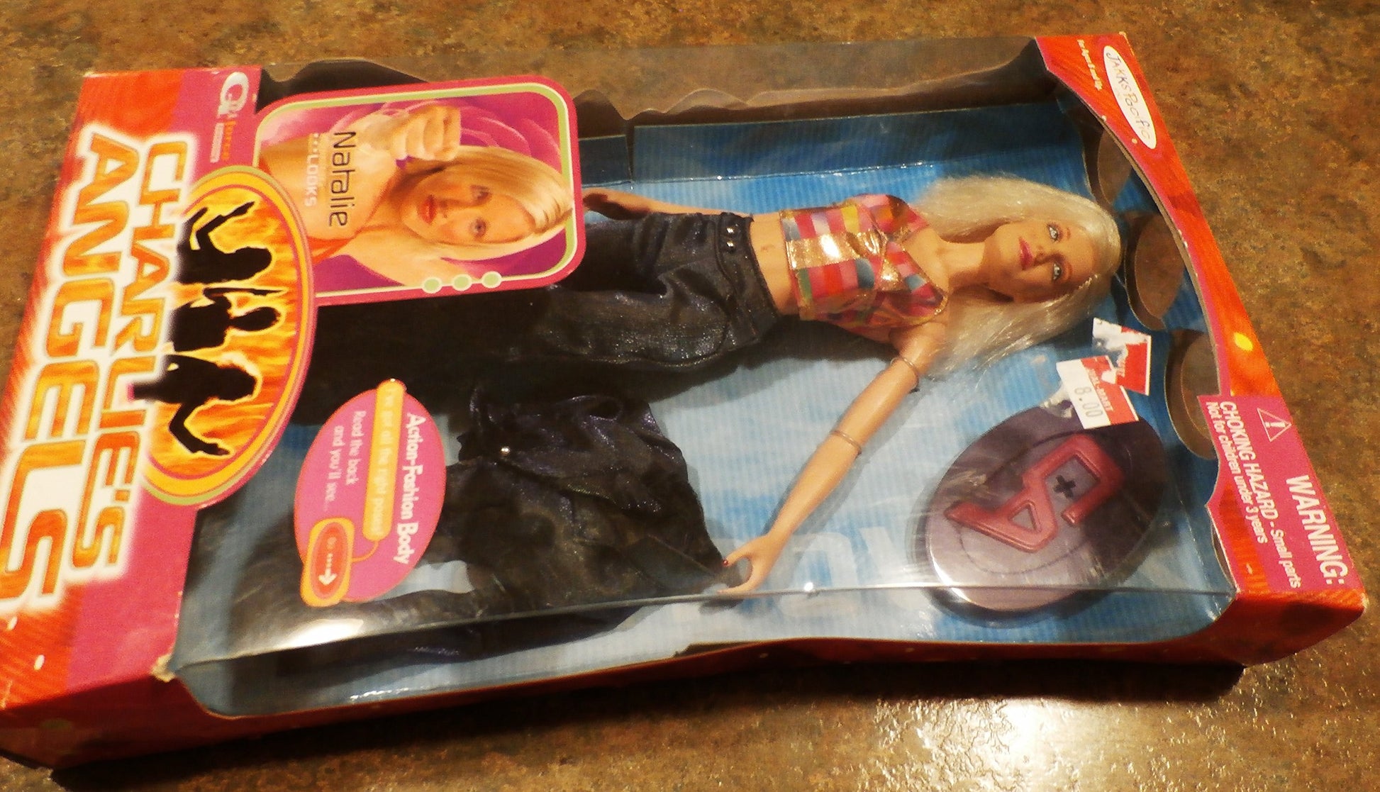 Jakks Pacific Charlie's Charlies Angels Natalie Cameron Diaz Doll Figure