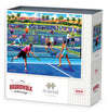 Boardwalk Pickleball 500 Piece Jigsaw Puzzle Fun Summer Sports Puzzles with Premium Box, Gift for Adults and Family 16"x20"