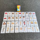 Flash Cards for Toddlers, Educational Learning Set of 144, Body Animal Food Fruit Cards, Ages 3-6, Montessori Preschool Learning Toys for Kindergarten