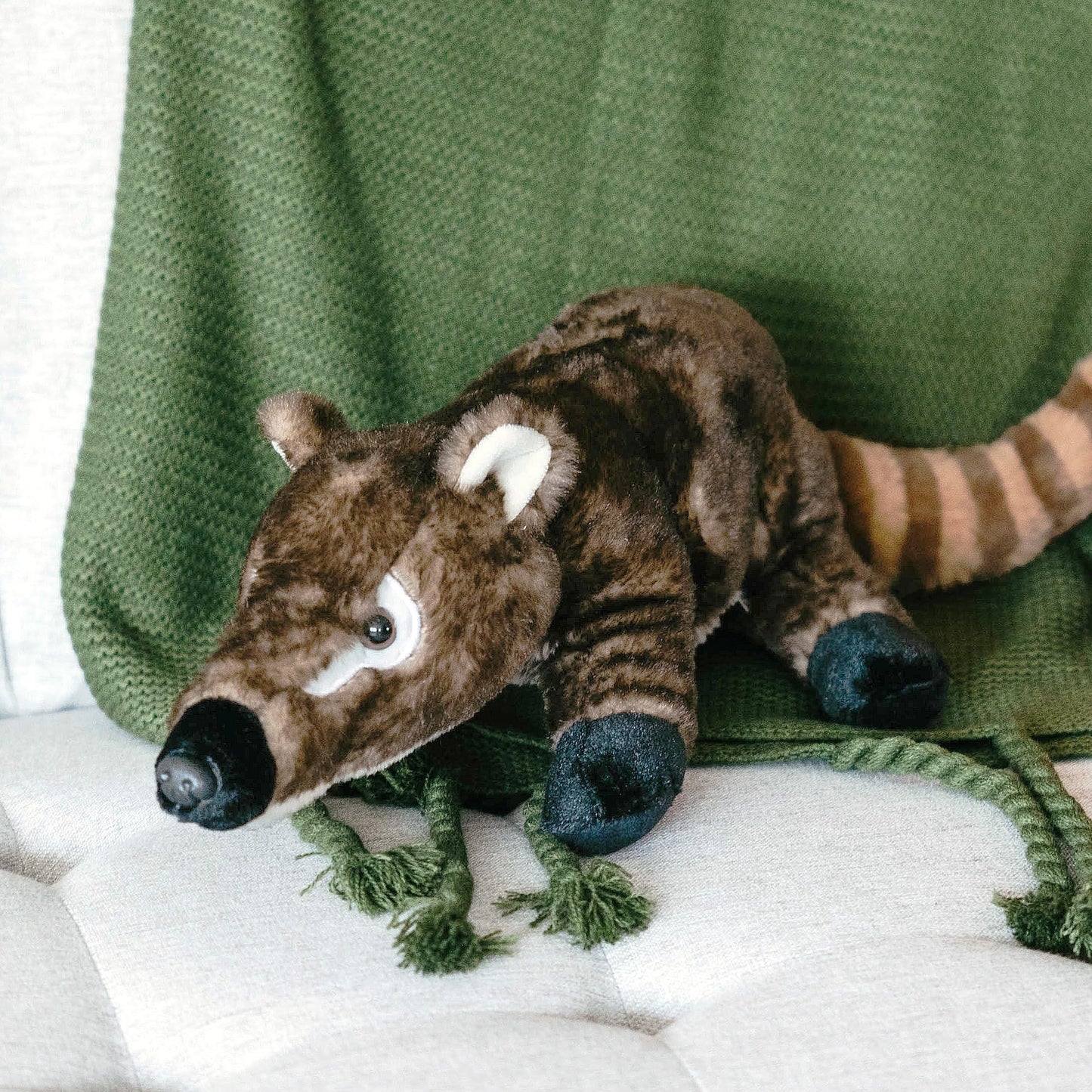 The Petting Zoo Coatimundi Stuffed Animal Plushie, Gifts for Kids, Wild Onez Zoo Animals, Zoologee Coatimundi Plush Toy 12 inches