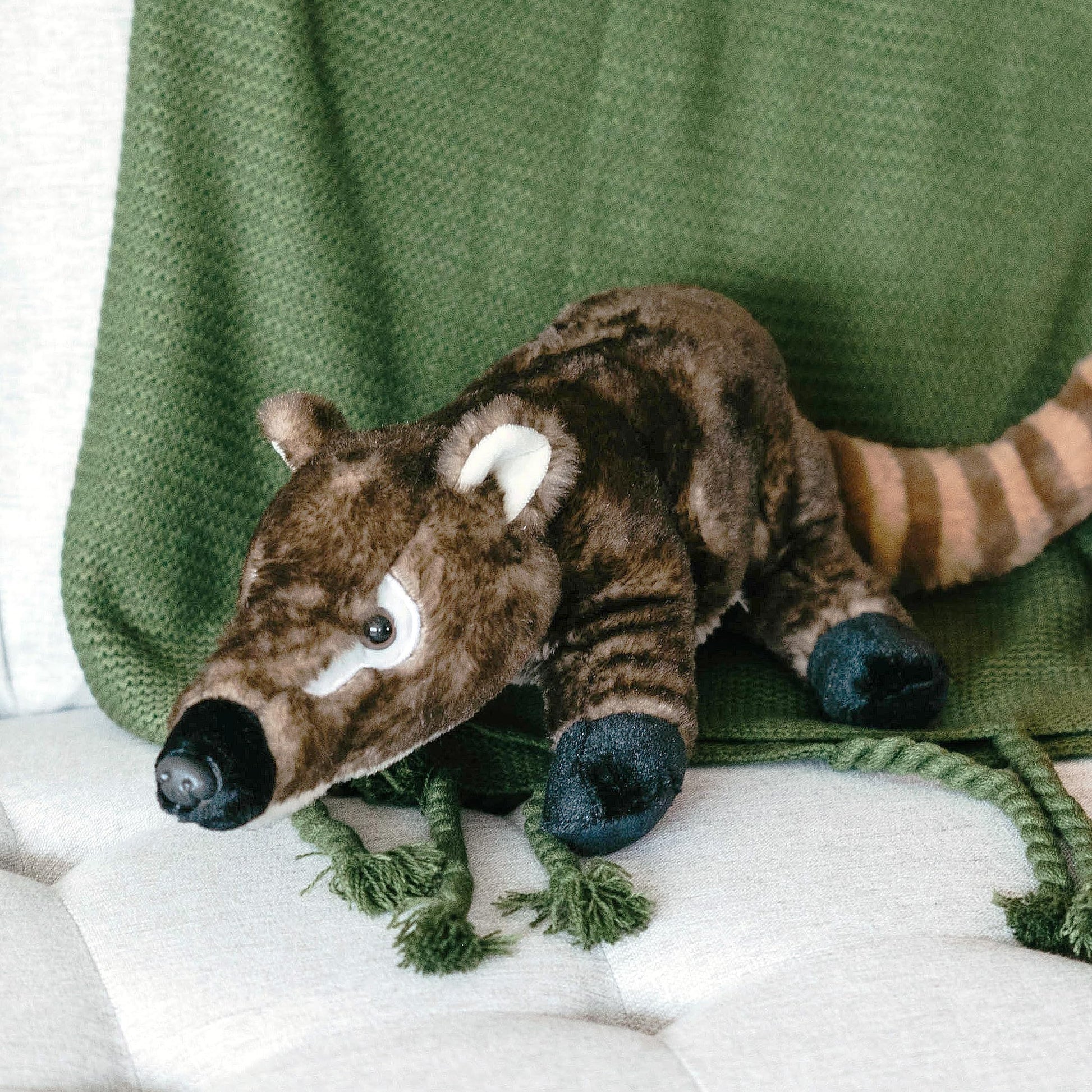 The Petting Zoo Coatimundi Stuffed Animal Plushie, Gifts for Kids, Wild Onez Zoo Animals, Zoologee Coatimundi Plush Toy 12 inches