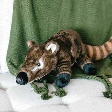 The Petting Zoo Coatimundi Stuffed Animal Plushie, Gifts for Kids, Wild Onez Zoo Animals, Zoologee Coatimundi Plush Toy 12 inches