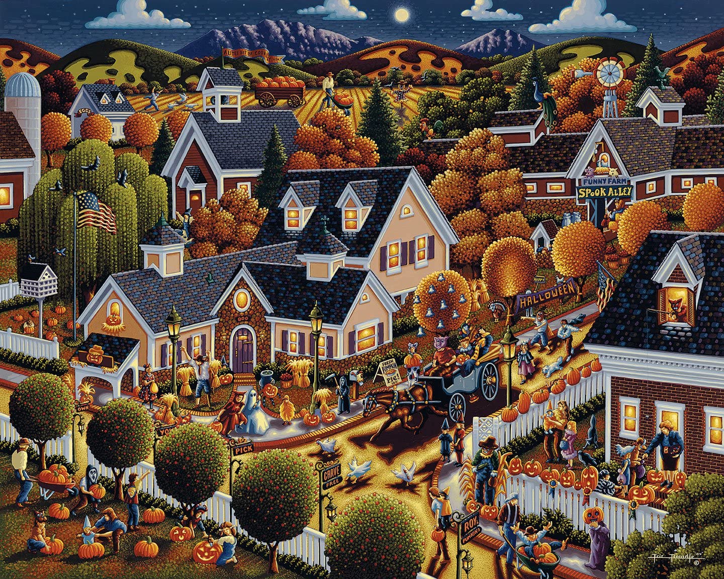 Dowdle Jigsaw Puzzle - All Hallow's Eve - 500 Piece