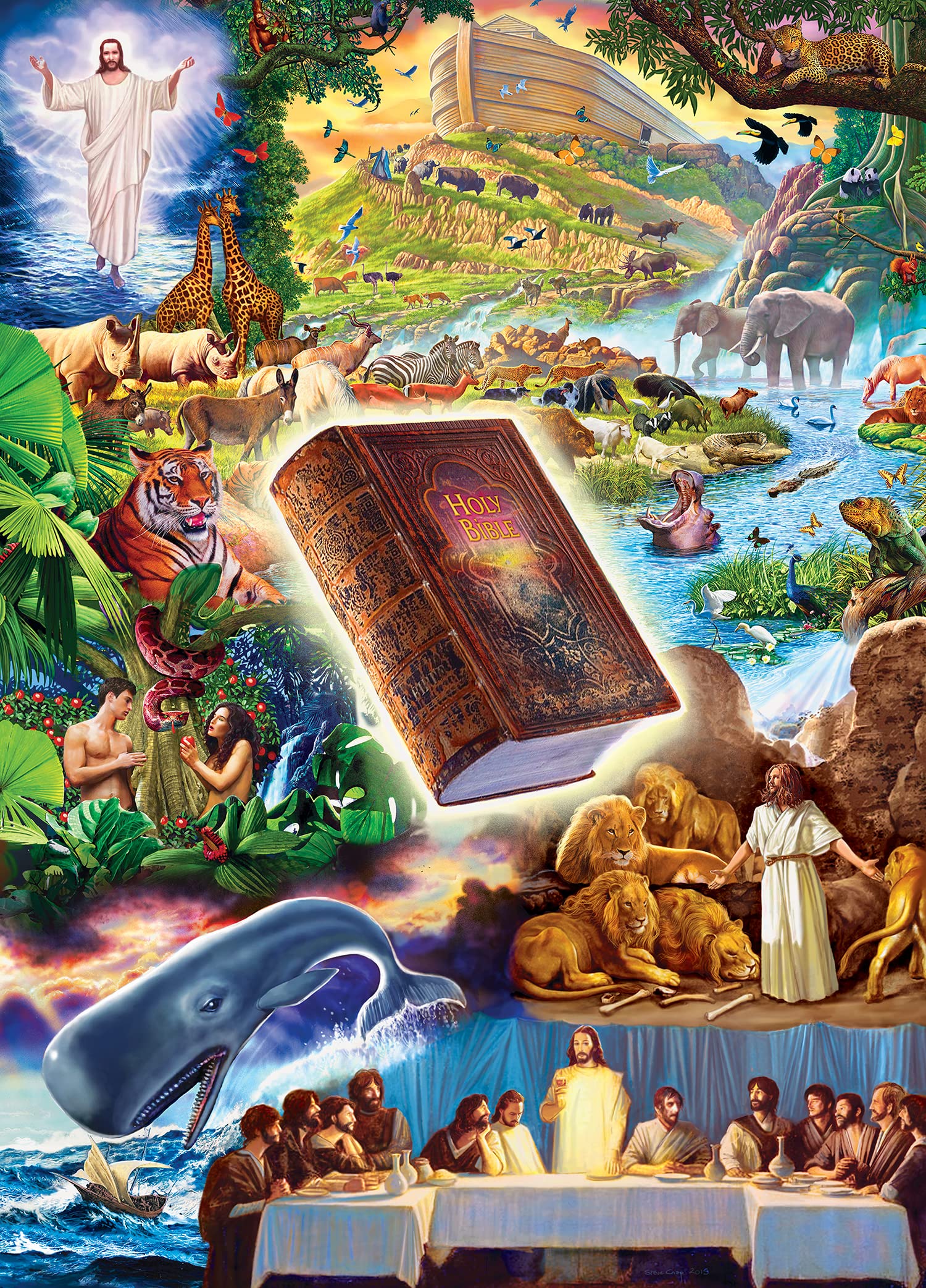 MasterPieces 1000 Piece Jigsaw Puzzle for Adults, Family, Or Youth - Bible Stories - 19.25"x26.75"