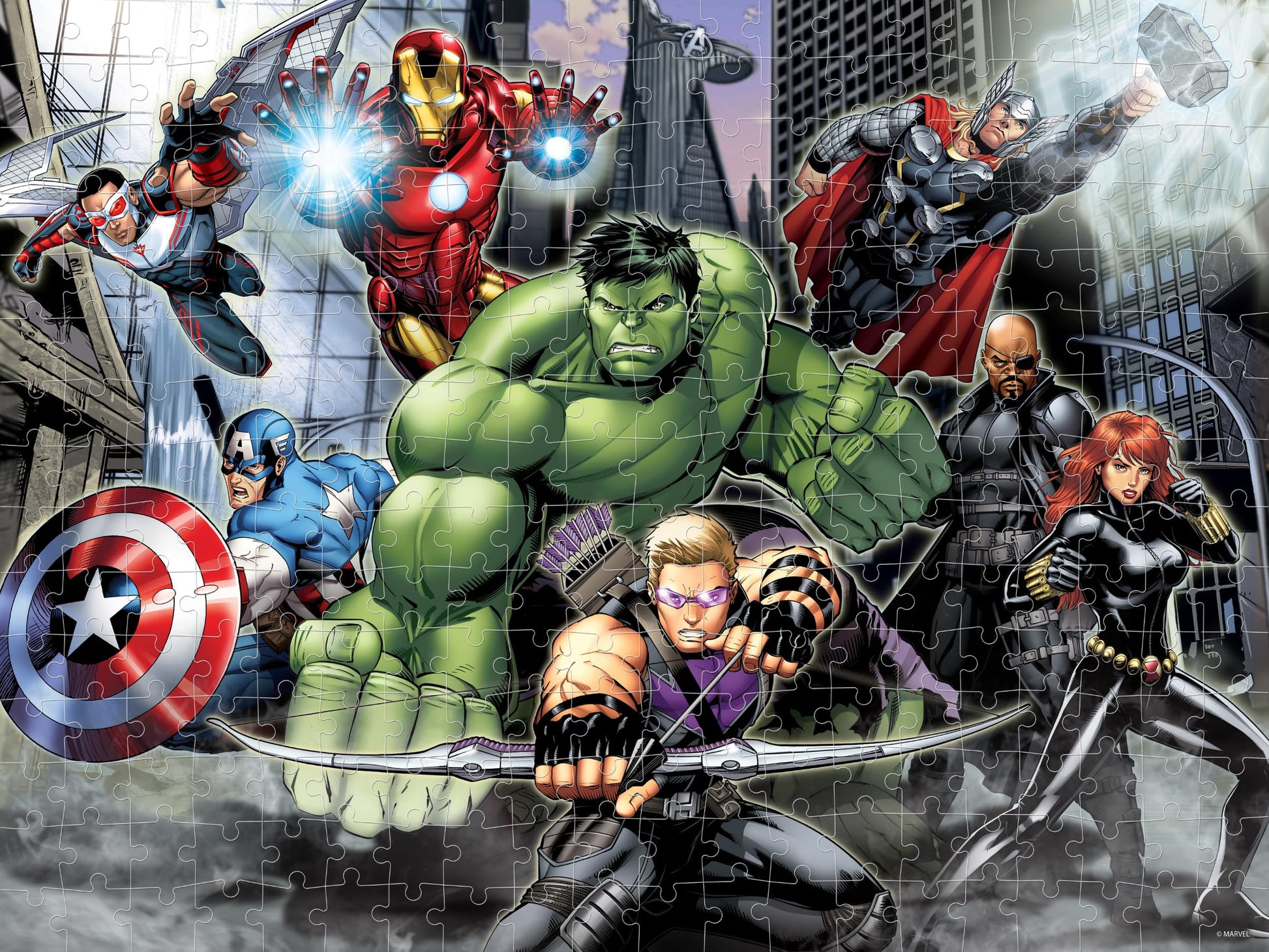 Prime 3D | Marvel | The Avengers Collectible 3D Lenticular Jigsaw Puzzle | 500 Piece | Challenging & Fun | Perfect for Game Nights | 24 x 18