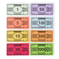 Play Money - 520 Pcs for Board Games - 65 of Each Bill in 8 Denominations - Double Sided Printed Paper Money for Pretend Play Cashier, Opoly Money