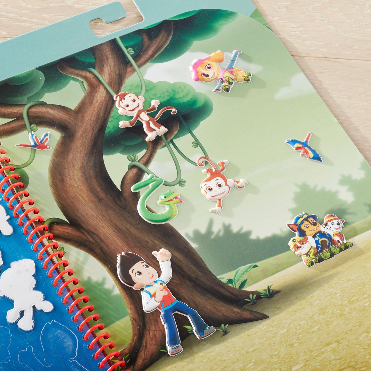 Melissa & Doug PAW Patrol Restickable Puffy Stickers 3-Pack - Adventure Bay, Jake’s Mountain, Jungle