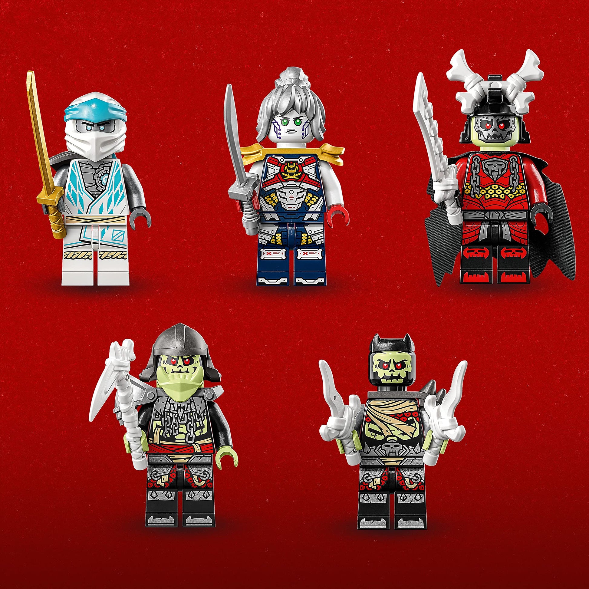 LEGO NINJAGO Zane’s Ice Dragon Creature 71786, 2in1 Dragon Toy to Action Figure Warrior, Model Building Kit, Construction Set for Kids with 5