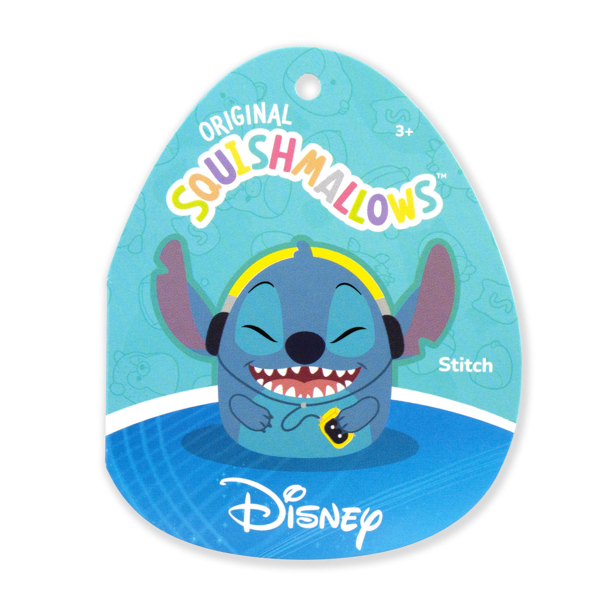 Squishmallows Original 14in Disney Stitch with Headphones Plush (Large)