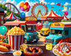 Springbok State Fair 500 Piece Carnival Jigsaw Puzzle for Adults