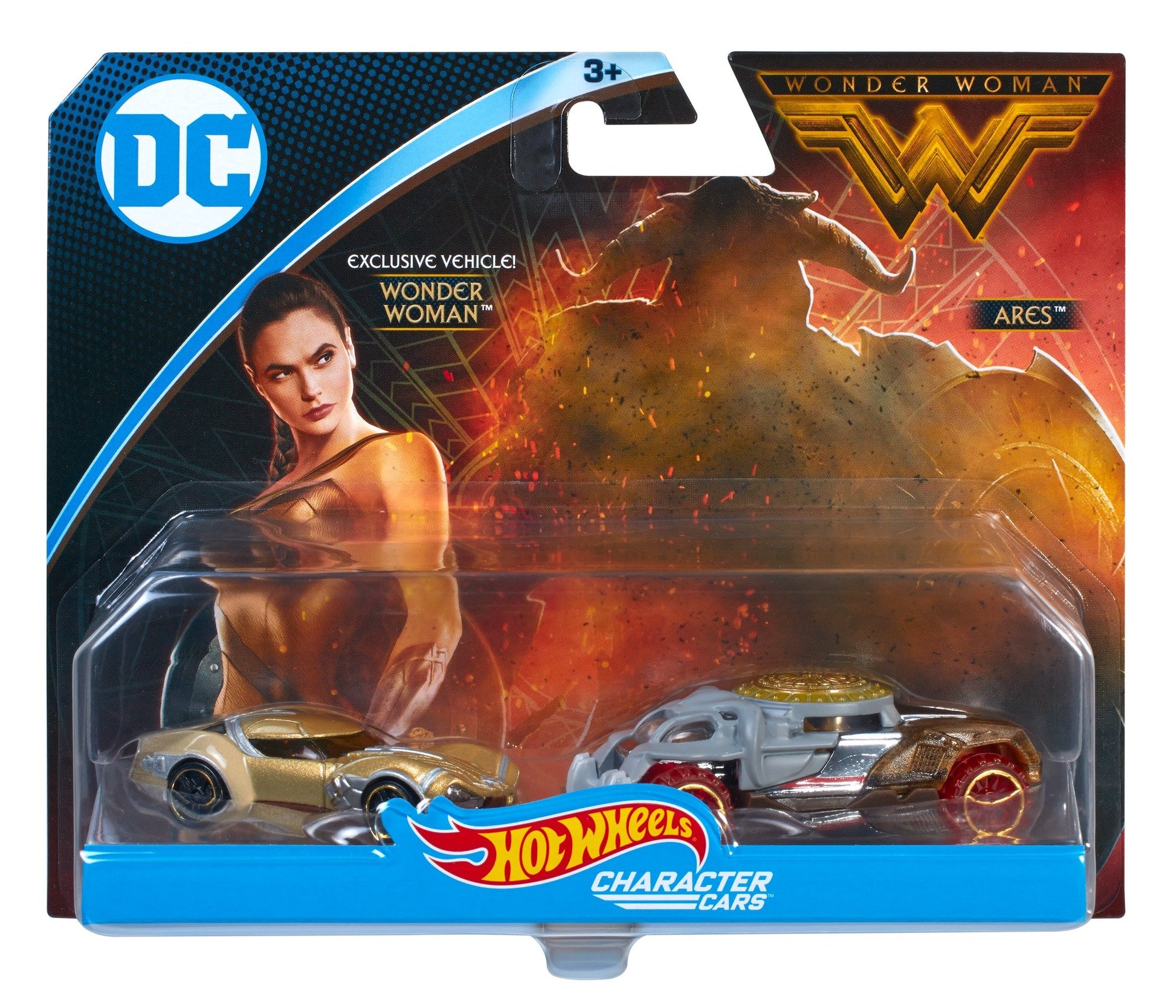Hot Wheels DC Universe Wonder Woman Vehicle (2 Pack)