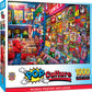 MasterPieces 1000 Piece Jigsaw Puzzle for Adults, Family, Or Youth - Retro Comic Bliss - 19.25"x26.75"