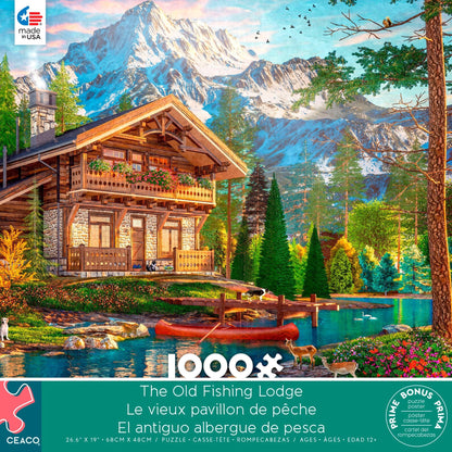 Ceaco - The Old Fishing Lodge - 1000 Piece Jigsaw Puzzle