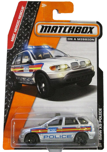 2014 Matchbox MBX Heroic Rescue - BMW X5 Police
