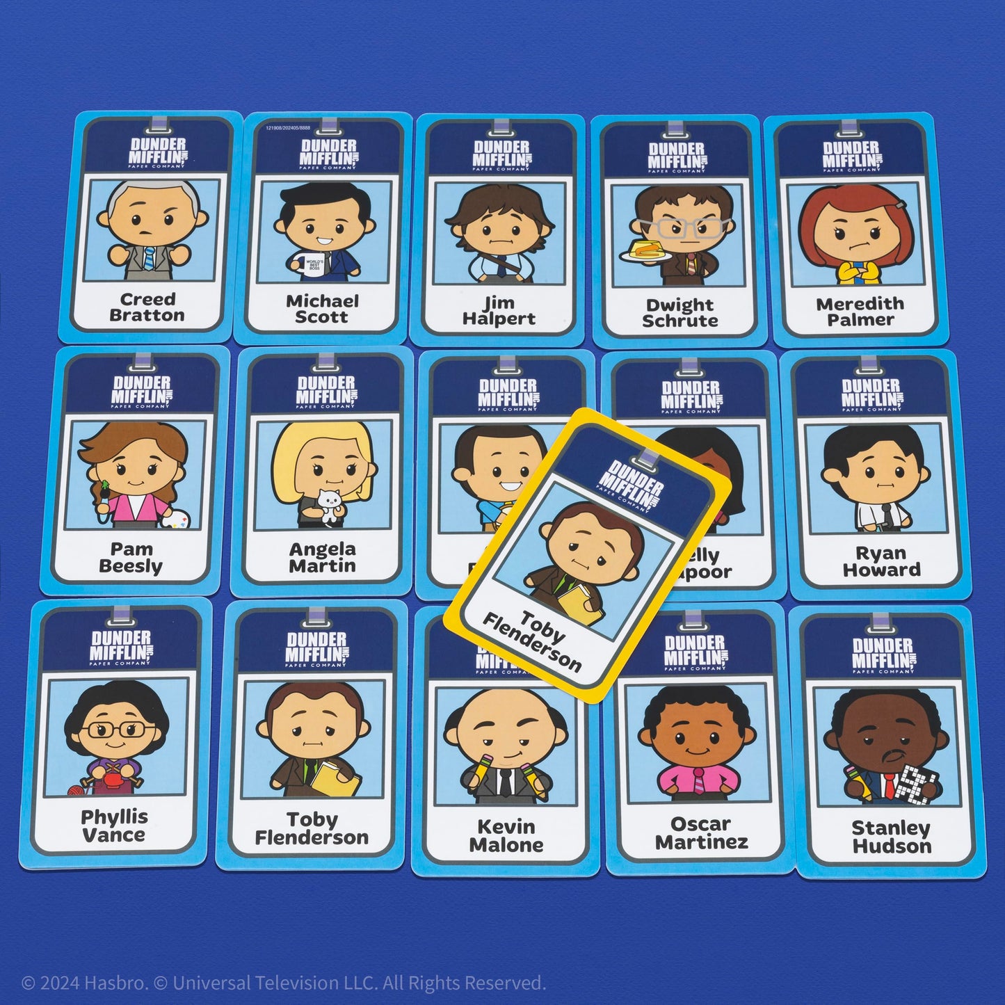 Guess WHO? Card Game: The Office, Featuring 20 Characters, Michael Scott, Jim Halpert, Pam Beesly and More, Family Friendly Deduction, 2 Players