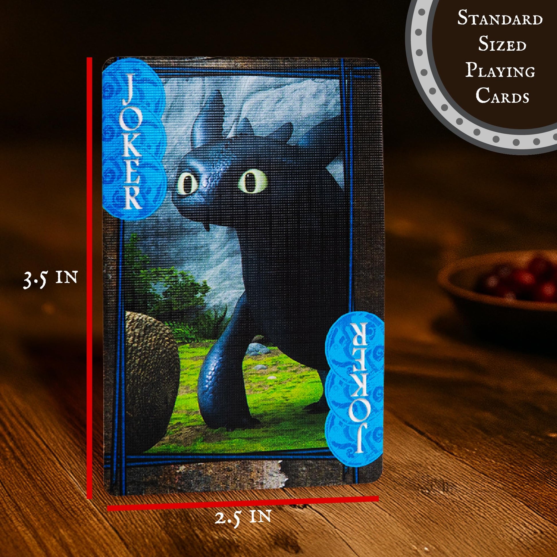 AQUARIUS How to Train Your Dragon Playing Cards Standard Size - Themed Novelty Deck with 52 Unique Designs - Collectible Merchandise Gift for Teens