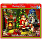 White Mountain 1000 Piece Jigsaw Puzzle Winter Christmas, Checking It Twice