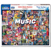 White Mountain 1000 Piece Jigsaw Puzzle Rock Pop Legends Collage, Music