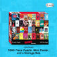 Re-marks Banned Books Puzzle, 1,000-Piece Jigsaw Puzzle for All Ages