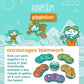 Kidnasium Giggle Activity Box Fitness & Exercise Coins | Fun Educational Classroom Gym Learning Game for Active Boys & Girls Ages 4 and Up, Multicolor