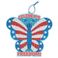 Fun Express USA Patriotic Butterfly Glitter Mosaic Craft Kit - Makes 12 - Fourth of July Crafts for Kids