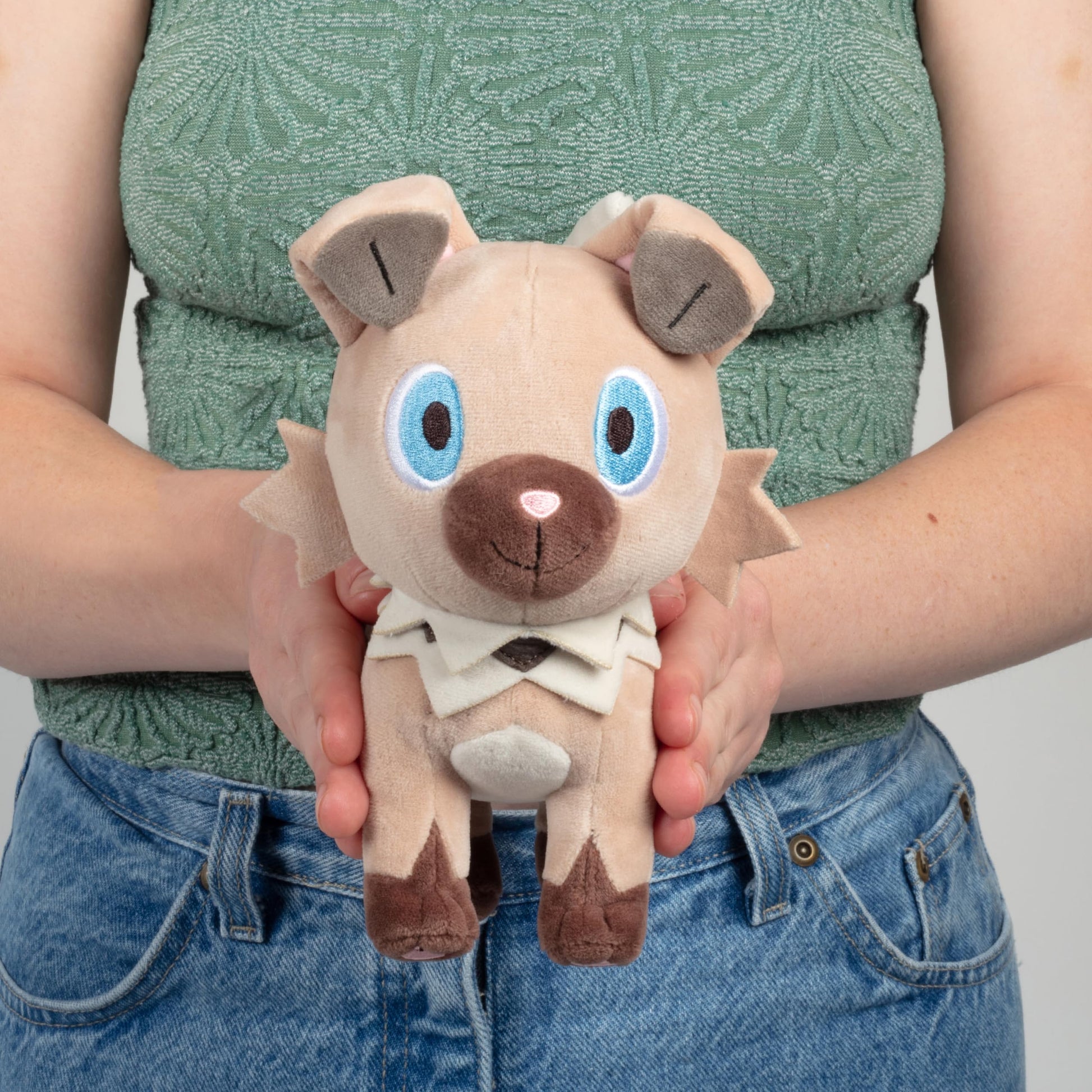 Pokémon 8" Rockruff Plush - Officially Licensed - Generation 7 Sun and Moon Figure - Authentic Soft Stuffed Animal Dog Toy - Gift for Kids, Boys