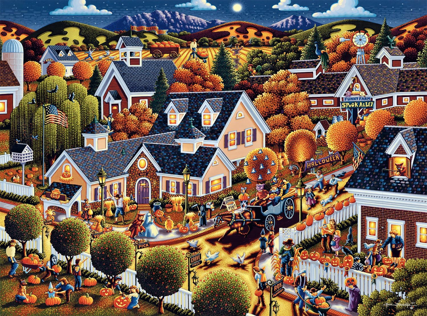Buffalo Games - Eric Dowdle All Hallow's Eve - 1000 Piece Puzzle for Adults