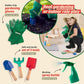 Born Toys Gardener Costume Kids Outfit with Toddler Gardening Tools, 3+